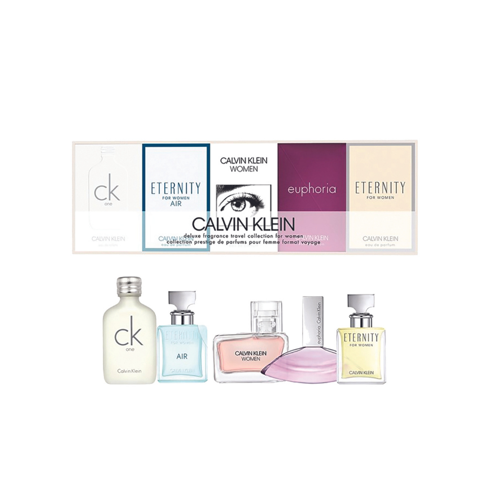 Calvin Klein Deluxe Fragrance Travel Collection For Her - 5 pcs