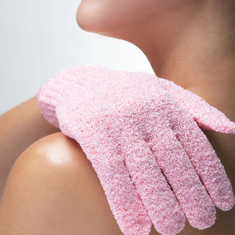 Brush Works Bath Exfoliating Gloves-3 Pack