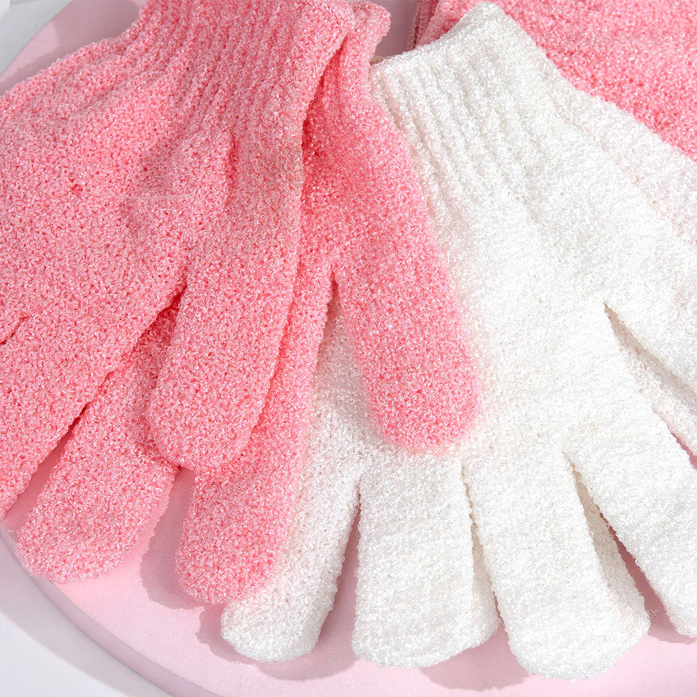 Brush Works Bath Exfoliating Gloves-3 Pack