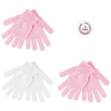 Brush Works Bath Exfoliating Gloves-3 Pack