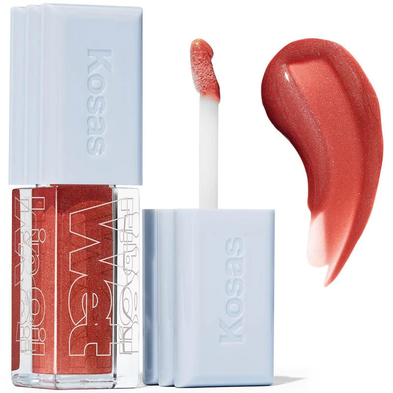 Kosas  Wet Lip Oil Plumping Treatment Gloss - Dip - Bikini Nude