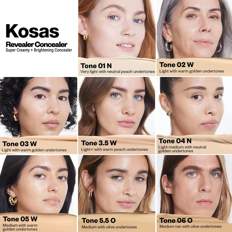 Kosas Revealer Concealer - Tone 4.5 N - Light Medium With Subtle Pink Undertones