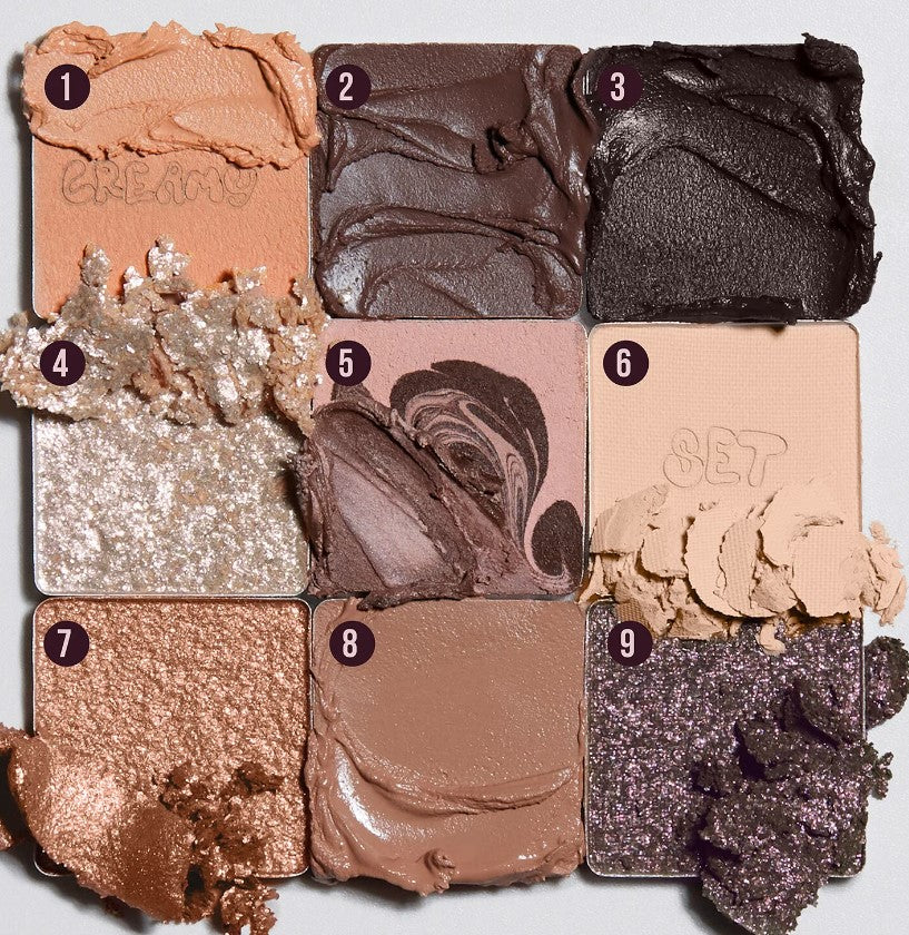 Huda Beauty Creamy Obsessions Eyeshadow Palette 8g - Brown