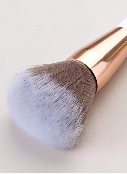 Beauty Platinum Big Head Powder Brush For Makeup - White - 1pc