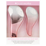 Brush Works Detangling Hair Brush Duo Set