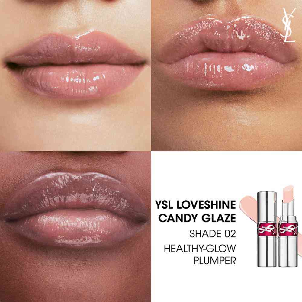 Yves Saint Laurent Candy Glaze Lip Gloss Stick - 2 Healthy Glow Plumper (3.2g)