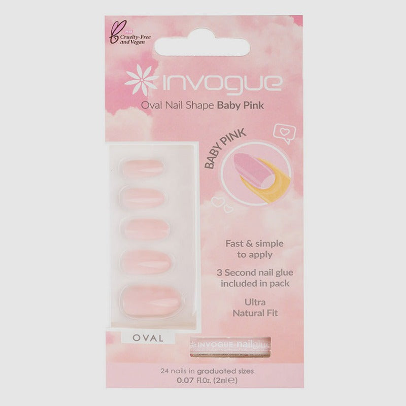 Invogue Colored Nails Baby Pink 2ml