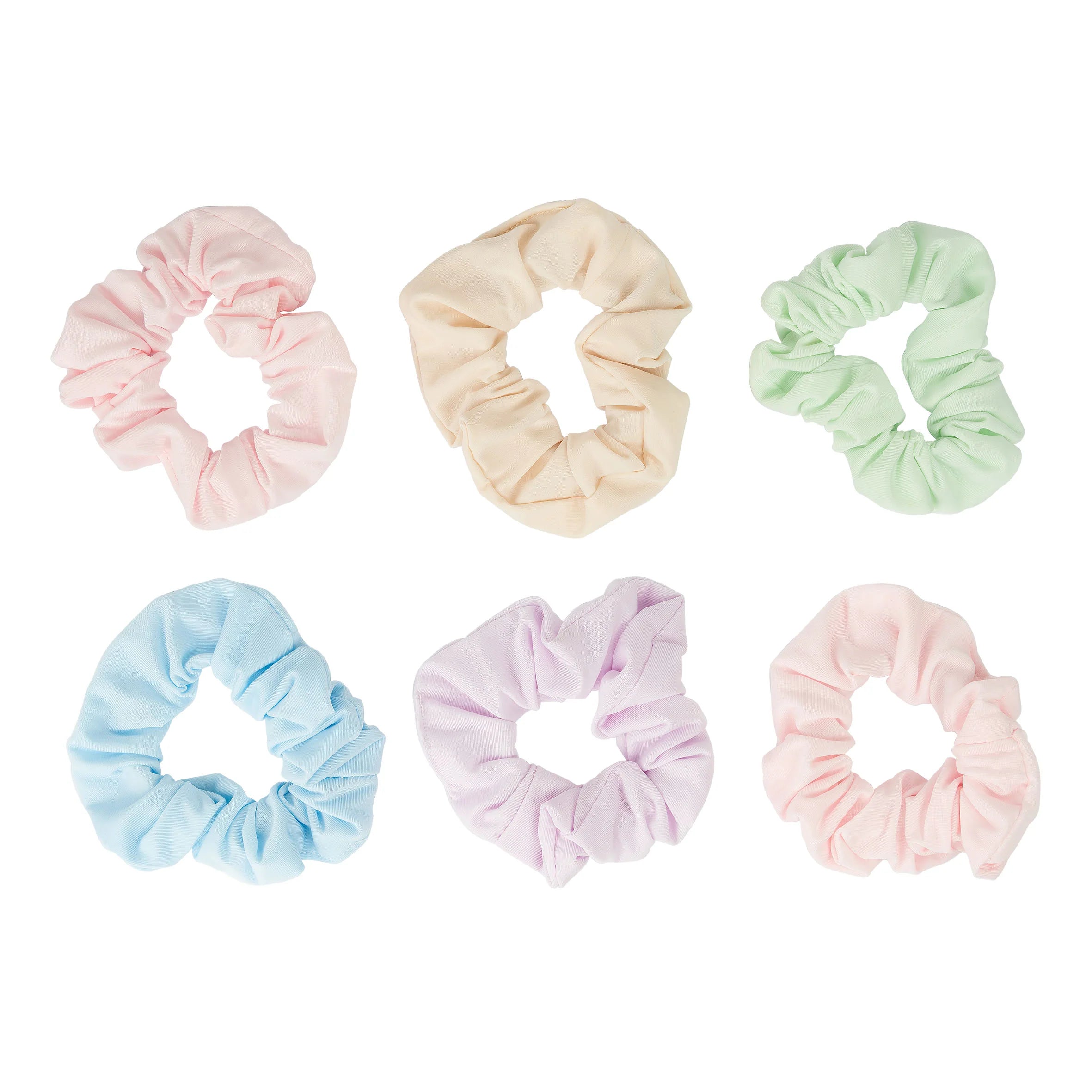 Brush Works Pastel Scrunchies (Pack of 6)