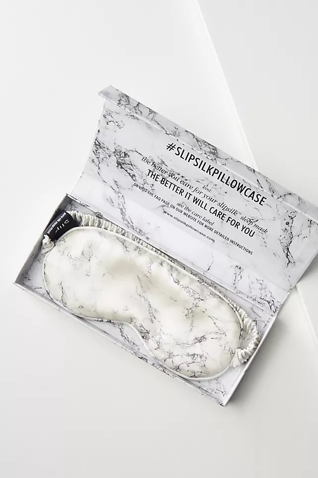 Slip Silk Sleep Mask - Marble