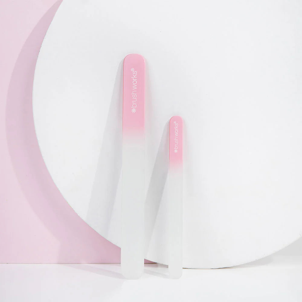 Brush Works Glass Nail File Duo