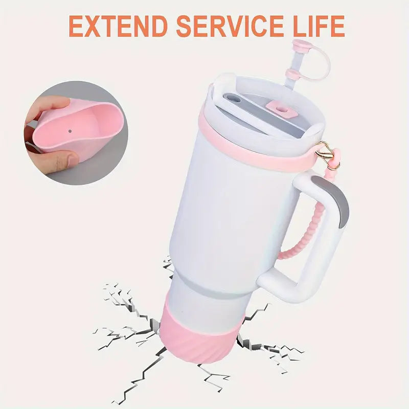 5pcs Cup Accessories Set for Stanley - Pink