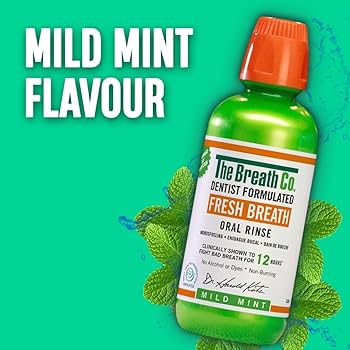 The Breath Co Mild Mint Oral Rinse