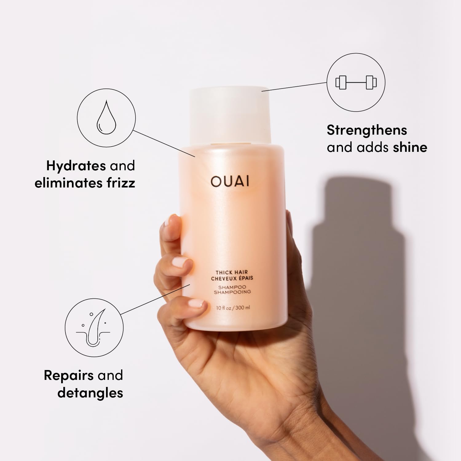 Ouai Thick Hair Shampoo - 300 ml