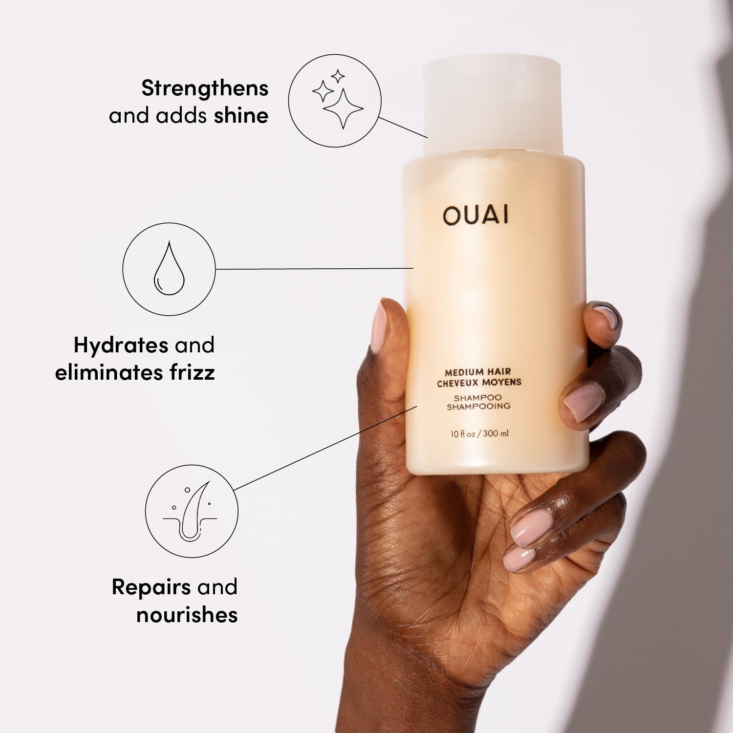 Ouai Medium Hair Shampoo - 300 ml