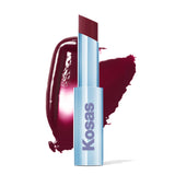 Kosas Wet Stick Moisturizing Shiny Sheer Lipstick - Bikini Blaze - Cool Vibrant Magenta