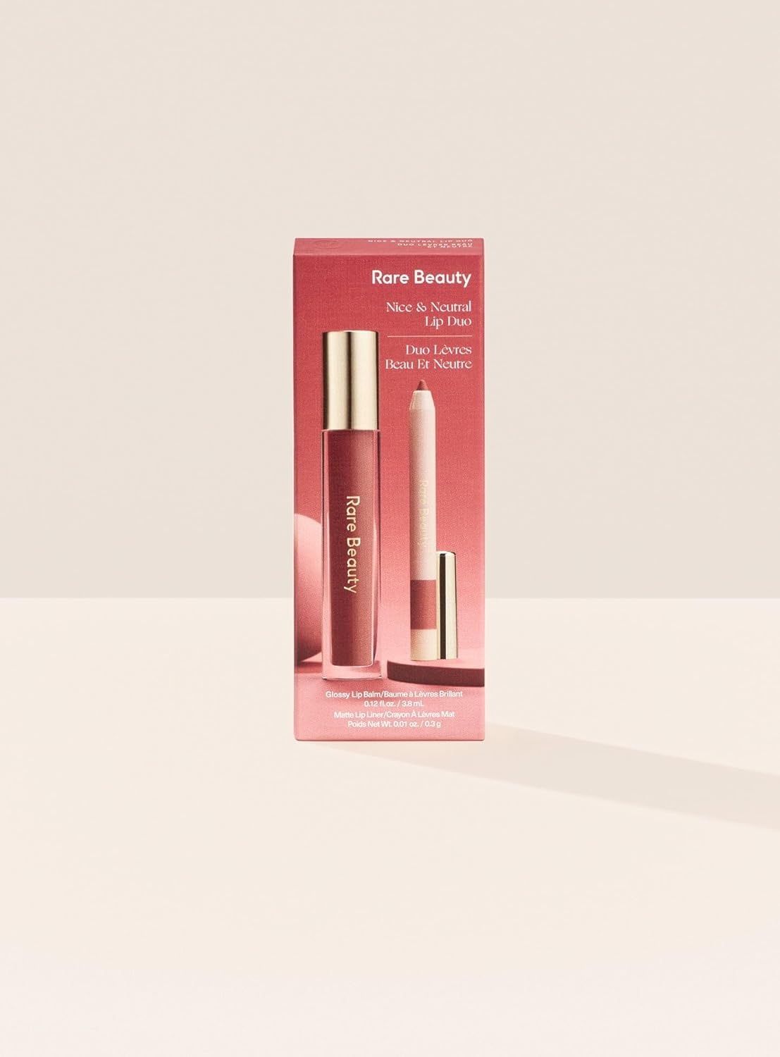 Rare Beauty Nice & Neutral Lip Duo Set