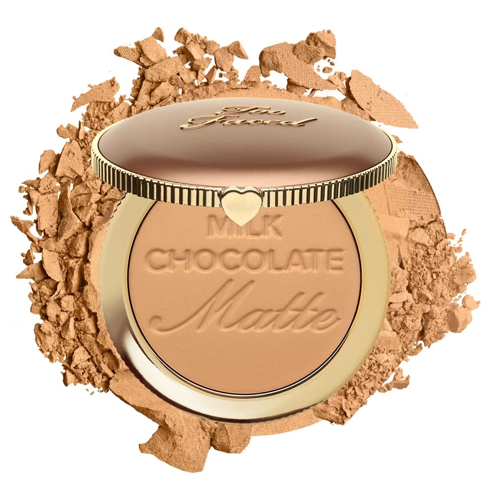 Too Faced Chocolate Soleil Bronzer - Buildable Powder Matte Finish - Milk Chocolate