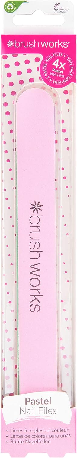 Brush Works  Pastel Nail Files - 4 in 1