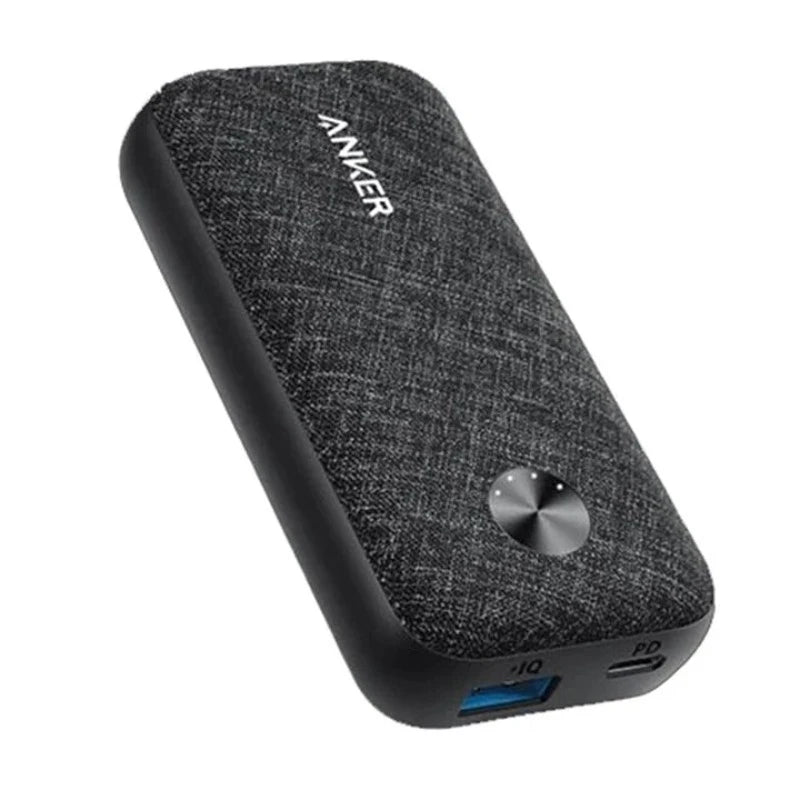 Anker PowerCore Metro 10000mAh PD (25W PD) - Black Fabric