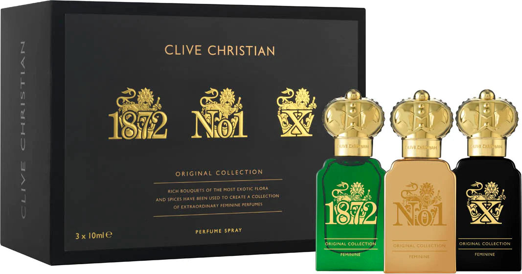 Clive Christian Original Collection Travellers Set Feminine Edition EDP For Her - 3x10ml