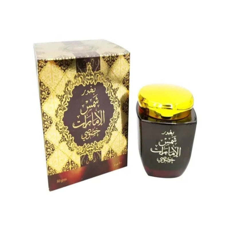 Ard Al Zaafaran Shams Al Emarat Khususi Bakhoor Arabian Incense 80g