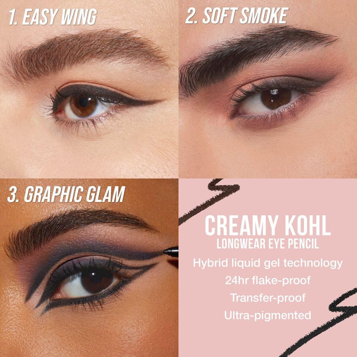 Huda Beauty Creamy Kohl Eye Pencil - 0.35 gr - Very Vanta