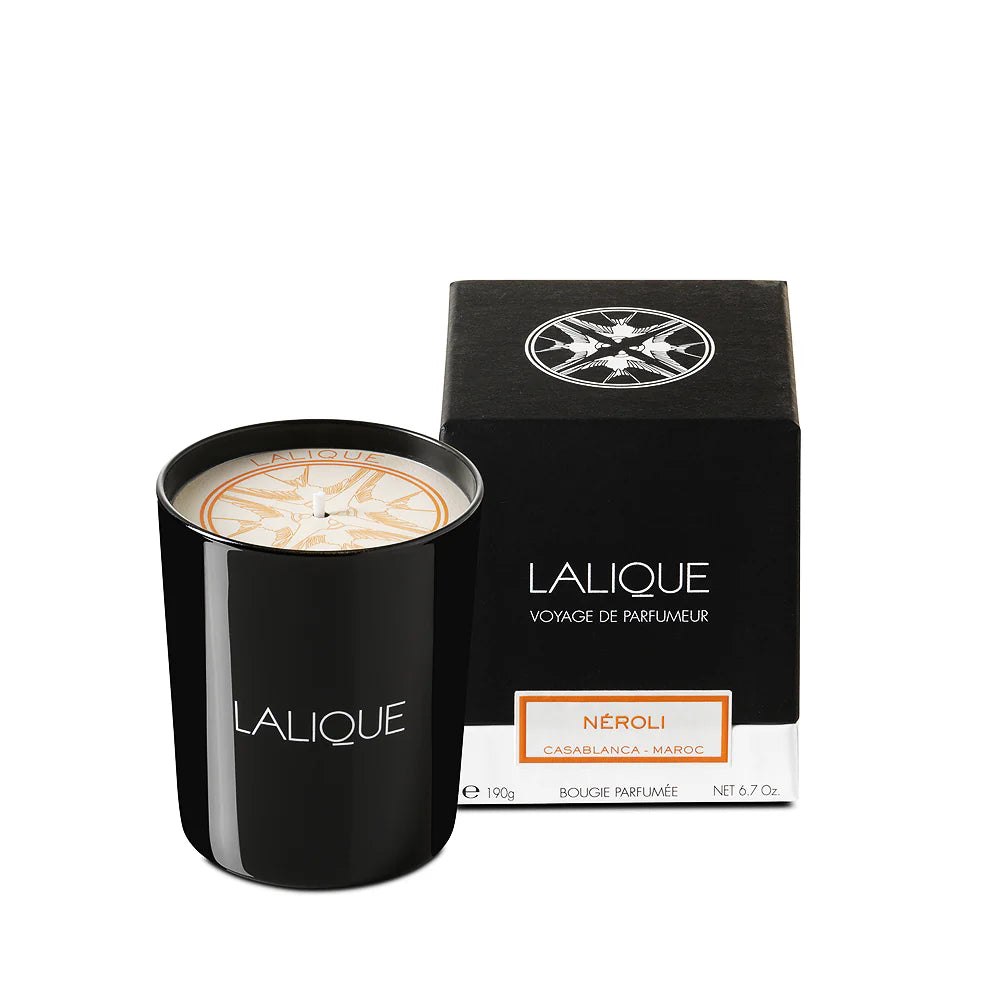 Lalique Neroli Casablanca Scented Candle - 190 gr