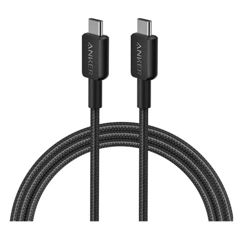 Anker 322 Type-C to Type-C Cable 60W Braided 1.8m - Black