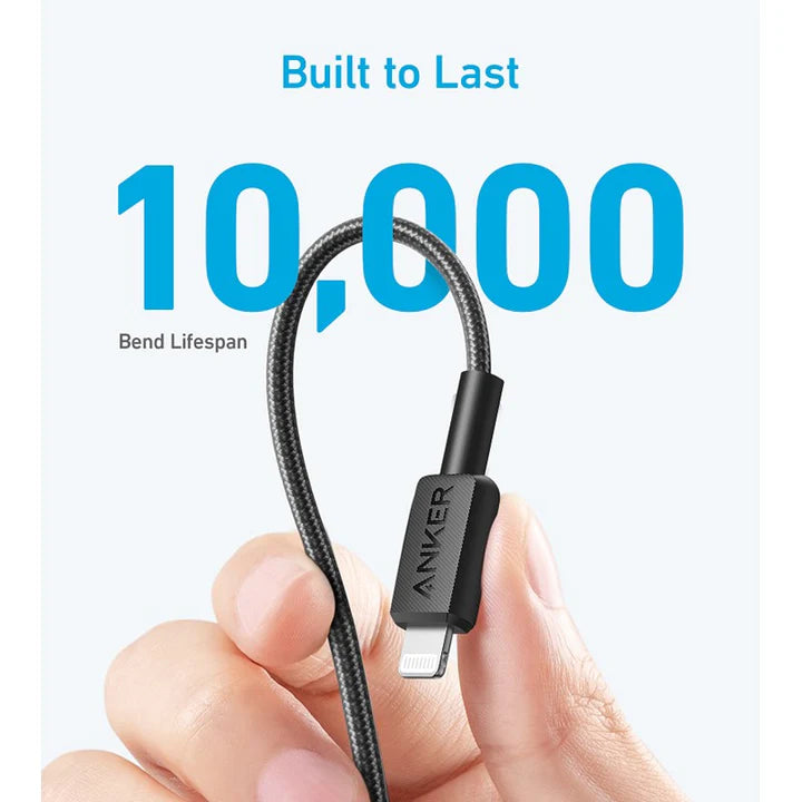 Anker 322 Cable Type-C to Lightning Braided - Black