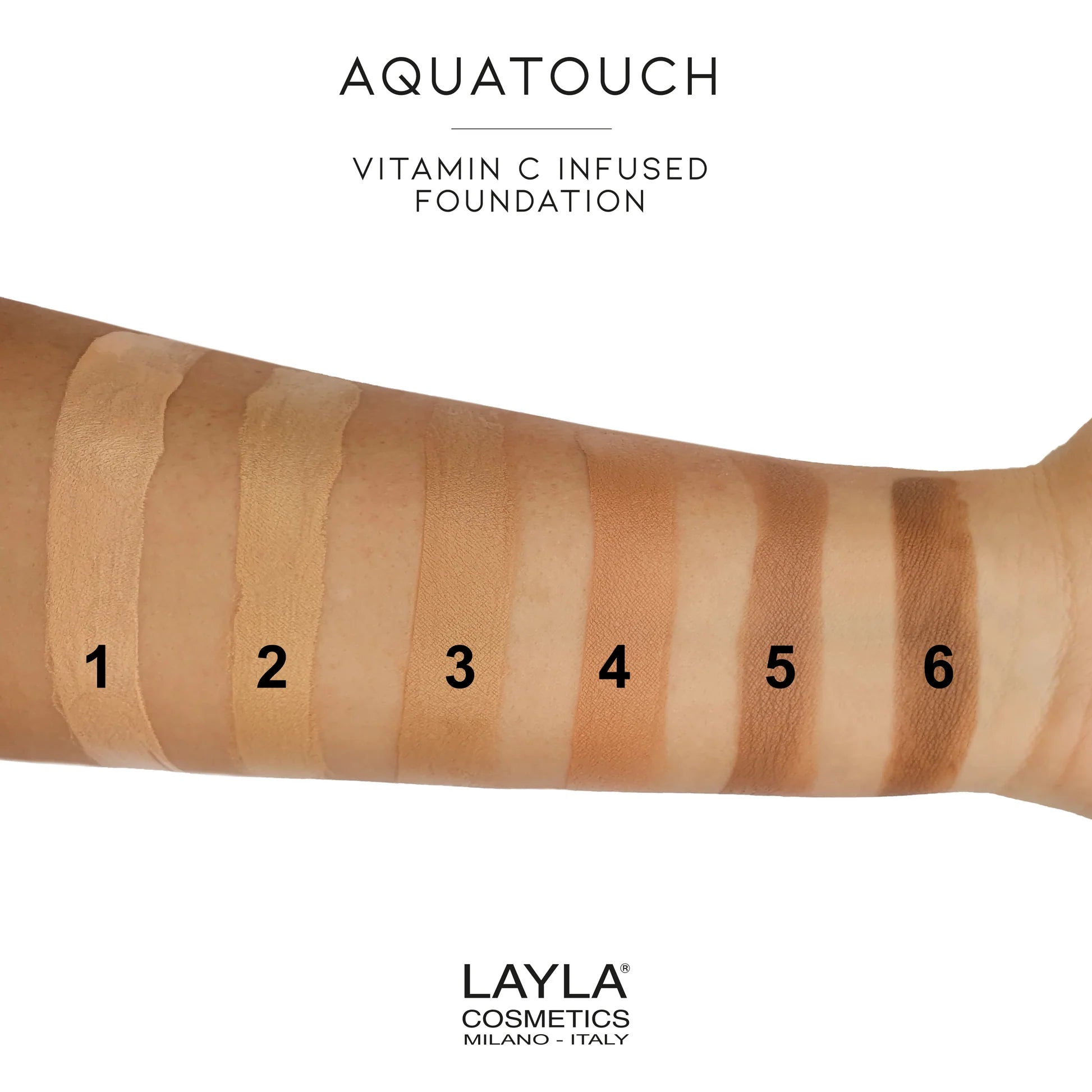 Layla Cosmetics Aquatouch Vitamin C Infused Foundation