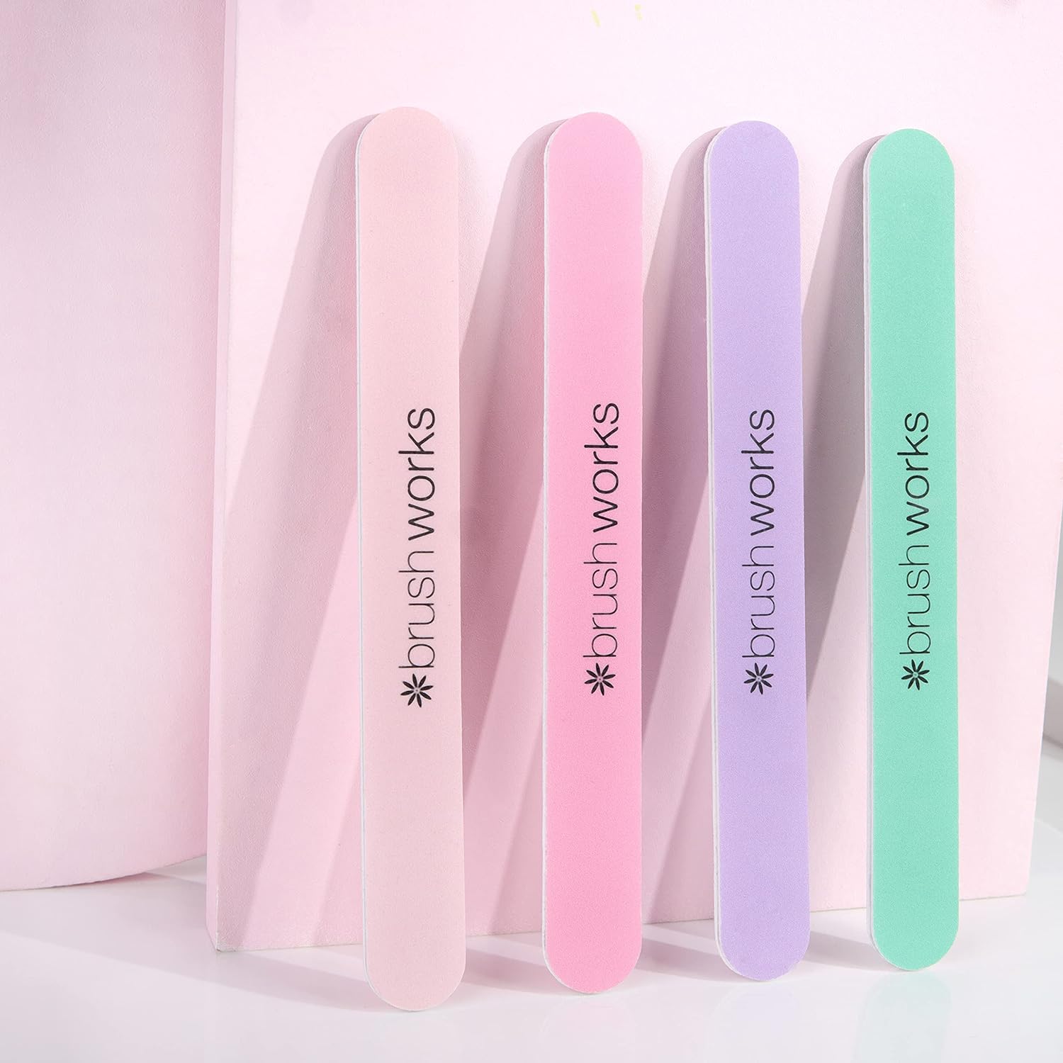 Brush Works  Pastel Nail Files - 4 in 1