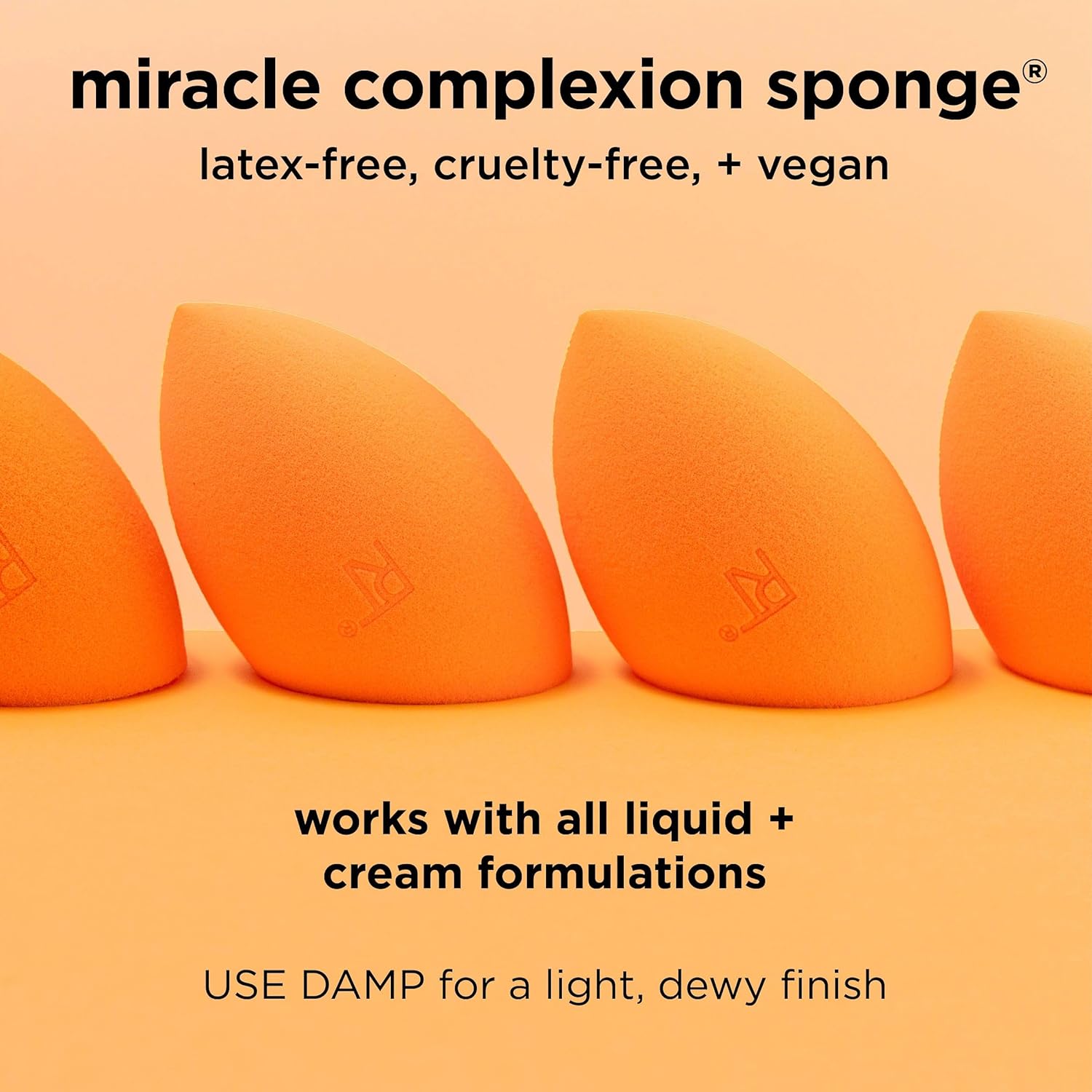 Real Techniques Miracle Complexion Sponge Set - 4 Pcs