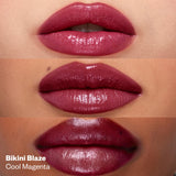 Kosas Wet Stick Moisturizing Shiny Sheer Lipstick - Bikini Blaze - Cool Vibrant Magenta