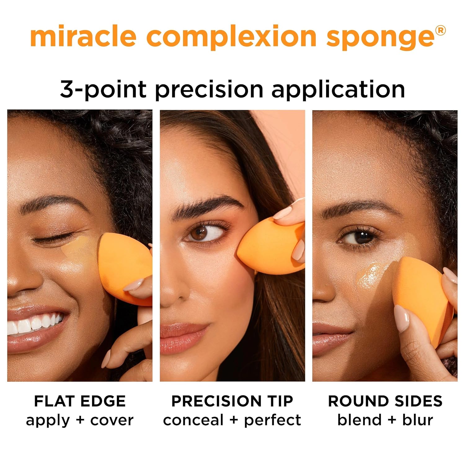 Real Techniques Miracle Complexion Sponge Set - 4 Pcs