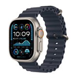 Apple Watch Ultra 2, 49mm, Natural Titanium Case, Navy Ocean Band (GPS+Cellular)