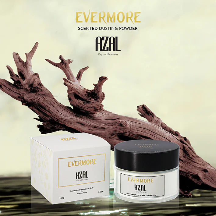 Azal Evermore Scented Dusting Powder For Body & Perfume Fixing - 200 gr