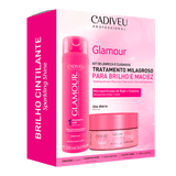 Cadiveu Glamour Kit Home Care Set Hair Treatment  - Shampoo 250ml + Mask 200ml