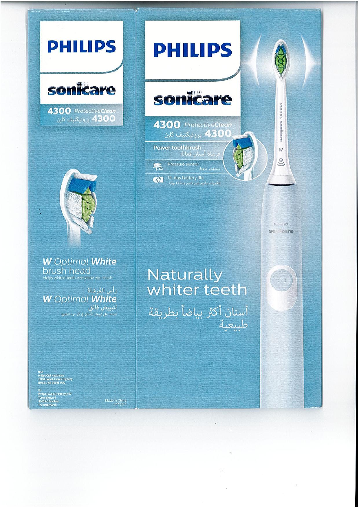 Philips Sonicare - Protective Clean 4300 Power Electric Toothbrush