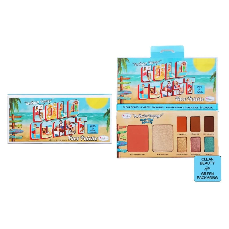 The Balm - Voyage Gold Coast Face Palette