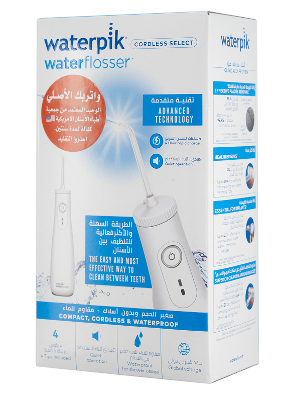 Waterpik Cordless Select Water Flosser  - White