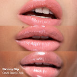 Kosas Wet Stick Moisturizing Shiny Sheer Lipstick - Skinny Dip - Cool Baby Pink