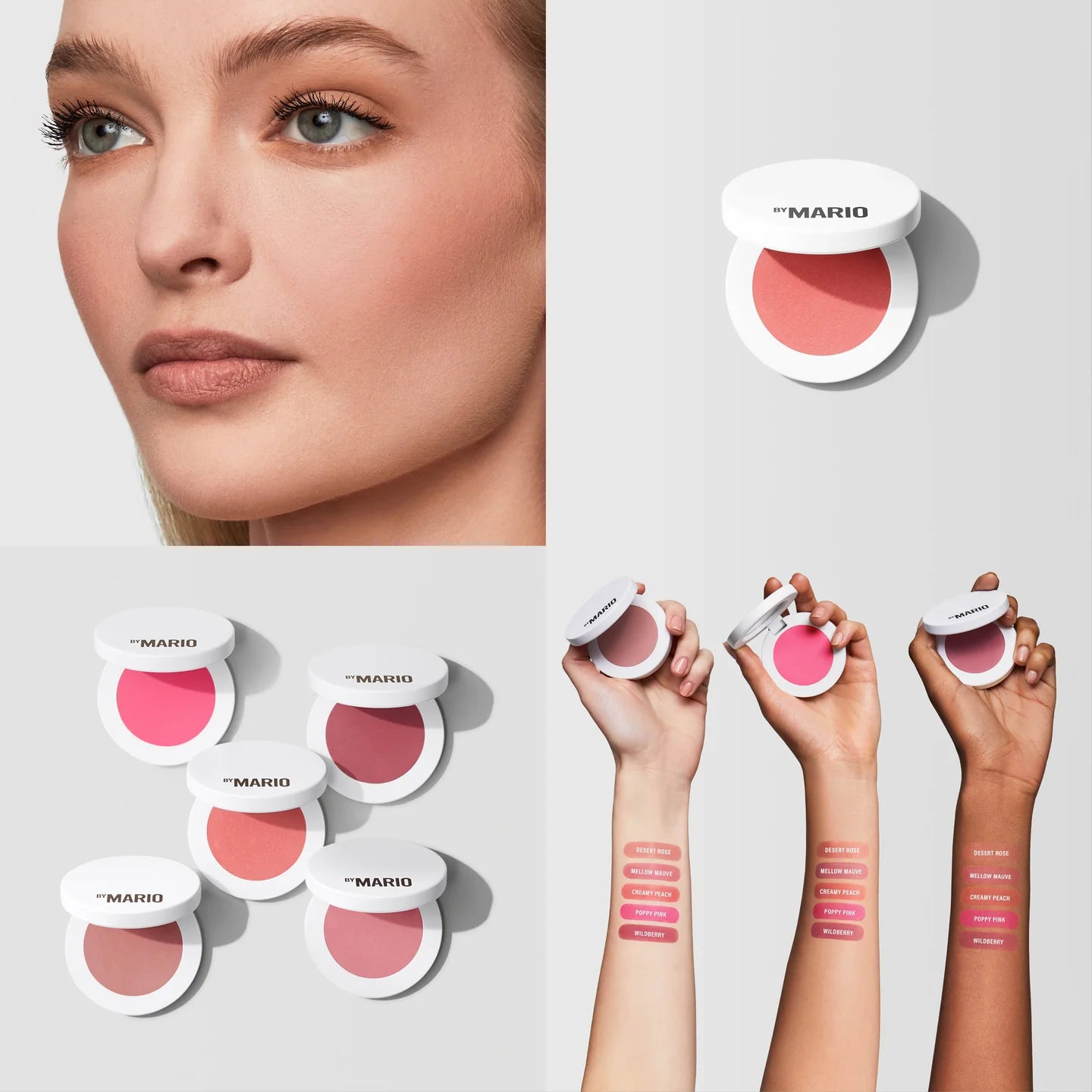 Makeup By Mario Soft Pop Powder Blush - Cream Peach