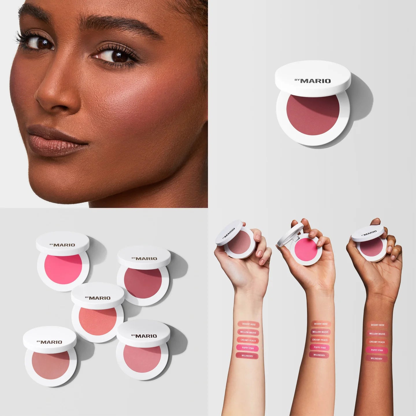 Makeup By Mario Soft Pop Powder Blush - Wildberry