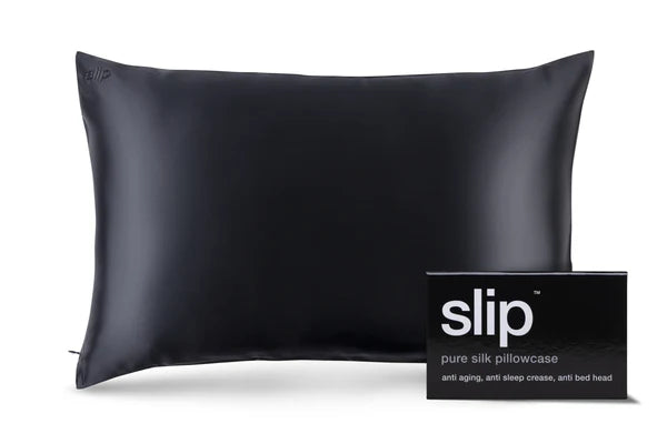 Slip Silk Queen Pillowcase - Black