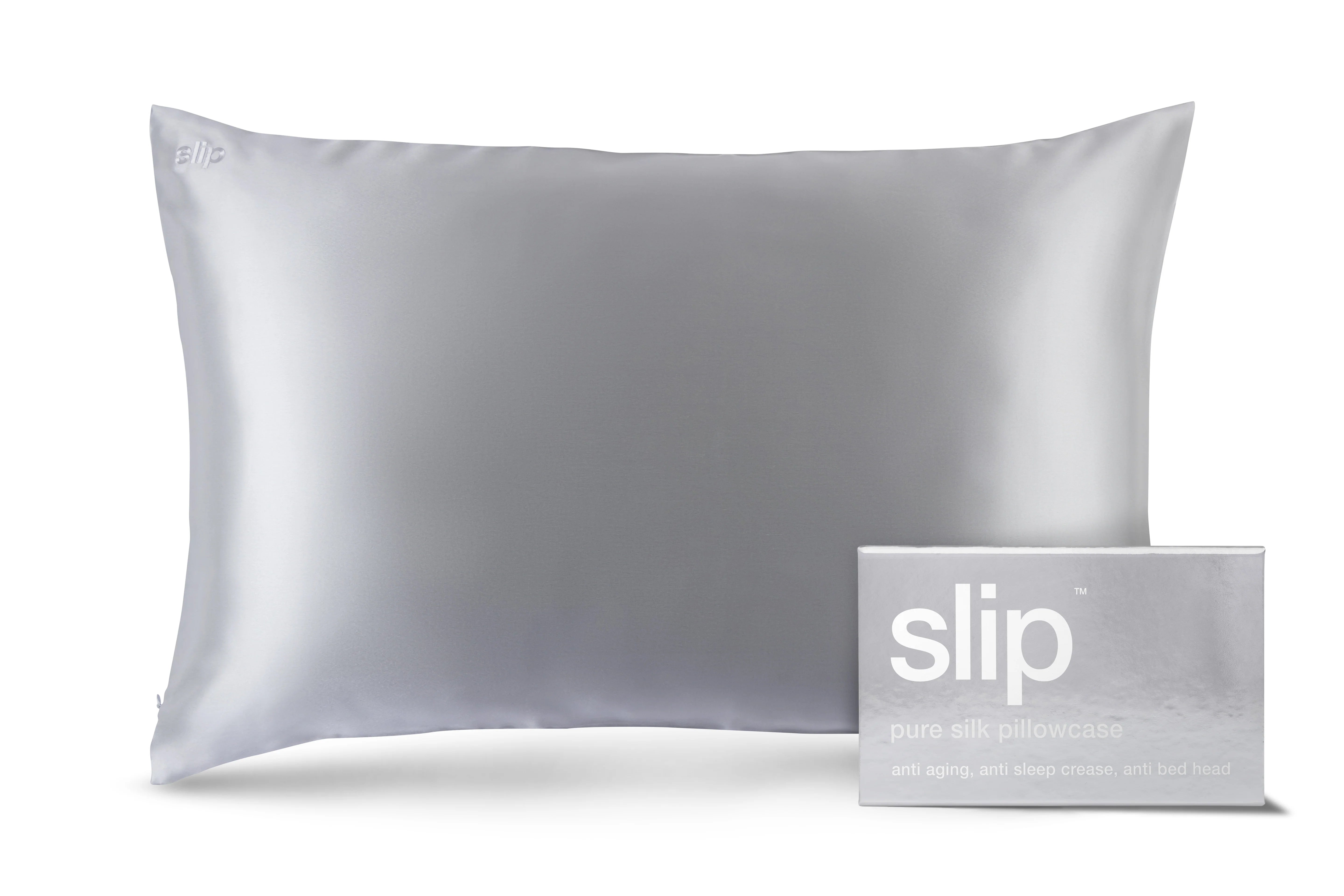 Slip Silk Queen Pillowcase - Sliver