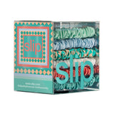 Slip Silk Skinny Scrunchies - Set Of 6 - Seabreeze