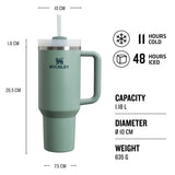 STANLEY The Quencher H2.0 FlowState Tumbler | 40 OZ - Yellow