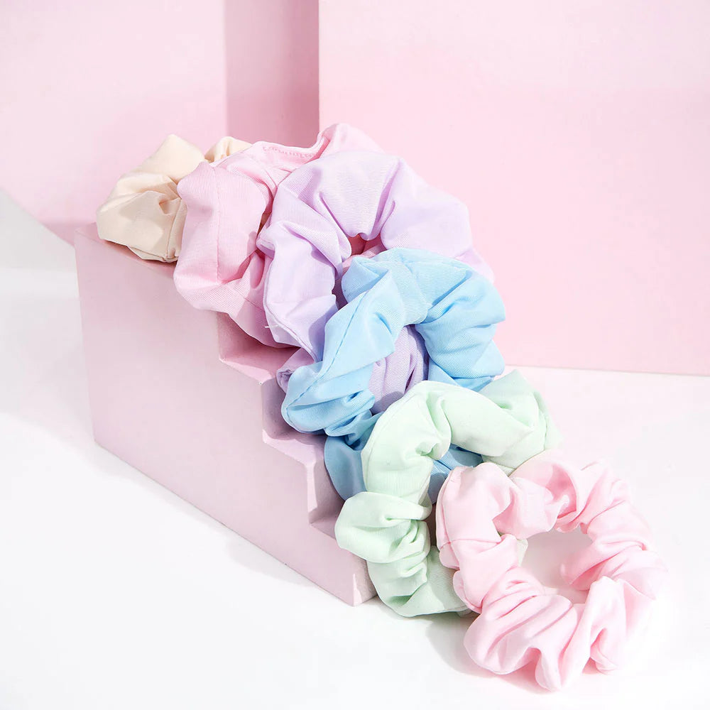 Brush Works Pastel Scrunchies (Pack of 6)