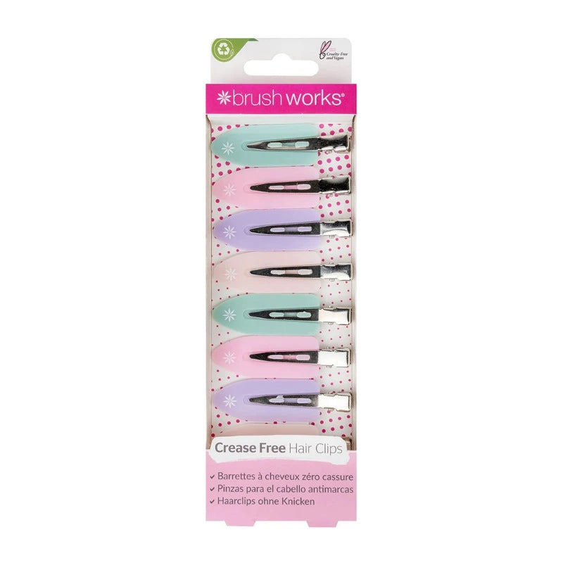 Brush Works No Crease Hair Clips (Pack Of 8)