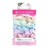 Brush Works Pastel Scrunchies (Pack of 6)